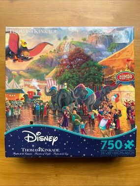 Disney Dumbo Circus Puzzle - Red, Blue, Green, Yellow